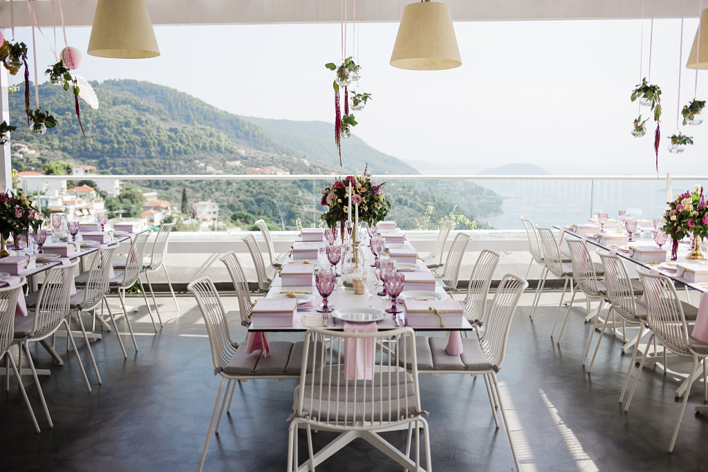 Baptism in Greece dining area