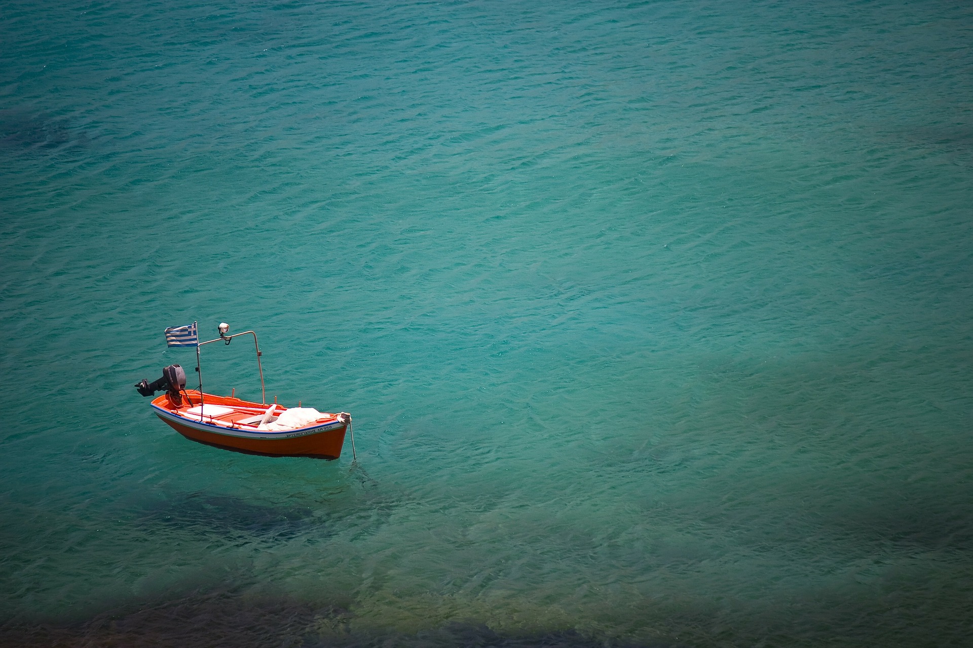 wedding in Sifnos boat at sea