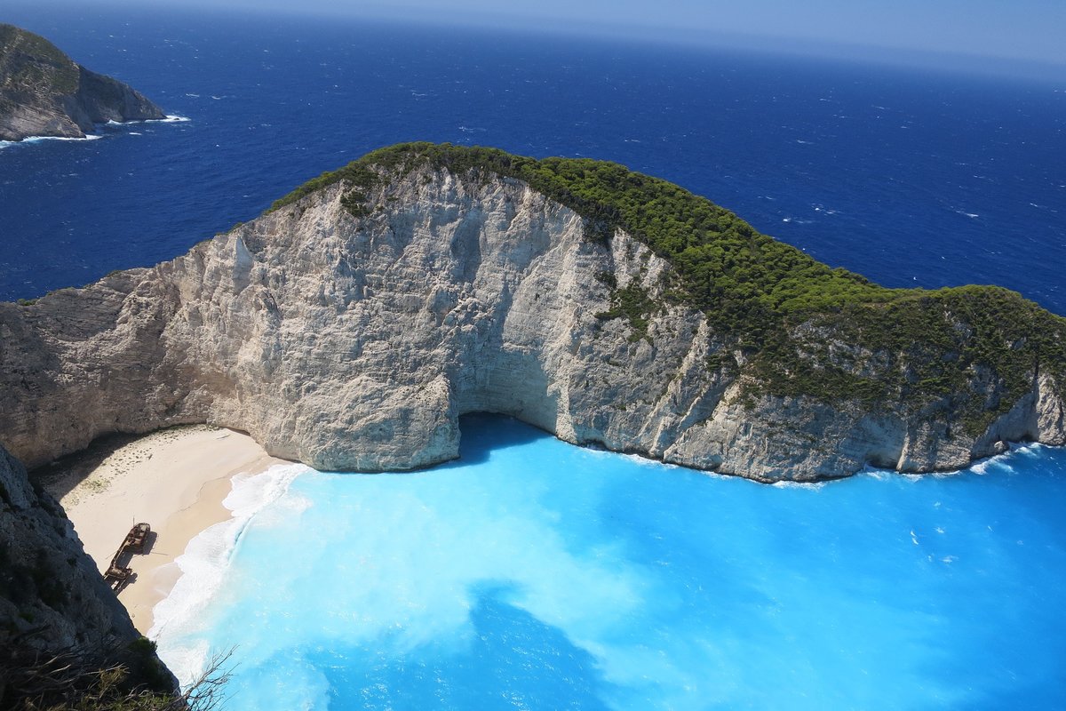 wedding in zante at navagio beach