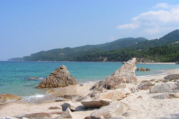 Halkidiki beach wedding location