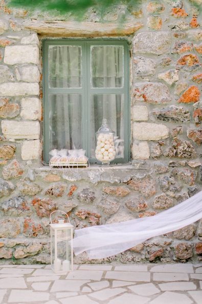 Wedding sweets and wedding favors Bomboniere in Greece.