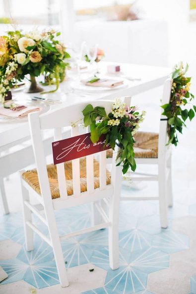Wedding Sign Decor for Bride & Groom Chairs Hanging Signs for Mariage Party.