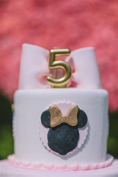 Minnie Mouse party birthday cake