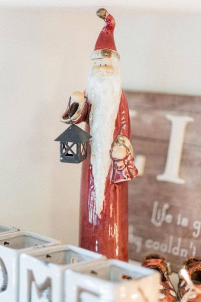 Red Santa clause festive knick-knack.