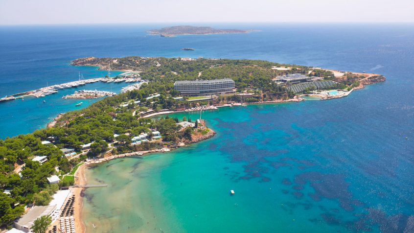 Four Seasons Hotel Athens birds eye view