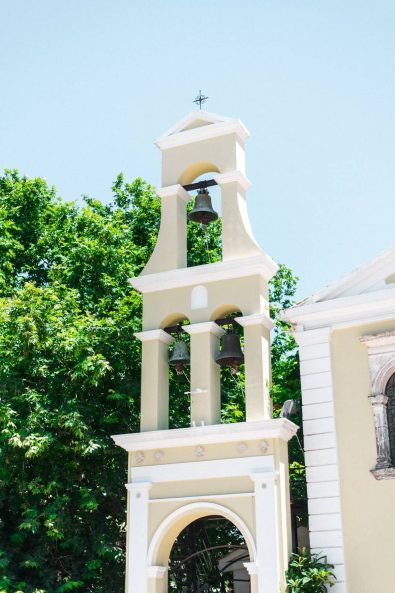 Church bell tower in Greece.