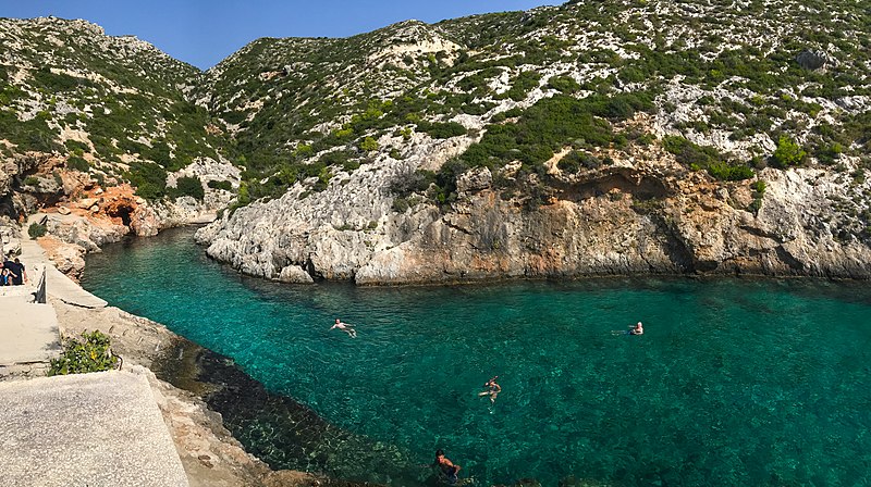 Porto Limnionas beach Zakynthos Greece