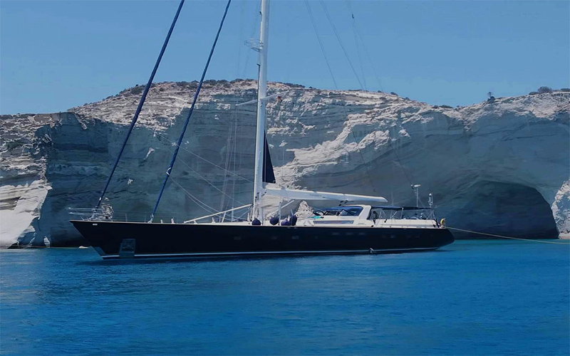 Yacht wedding in Greece