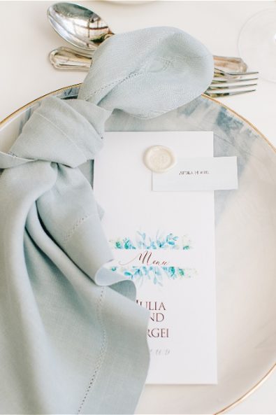 wedding invitaions on table