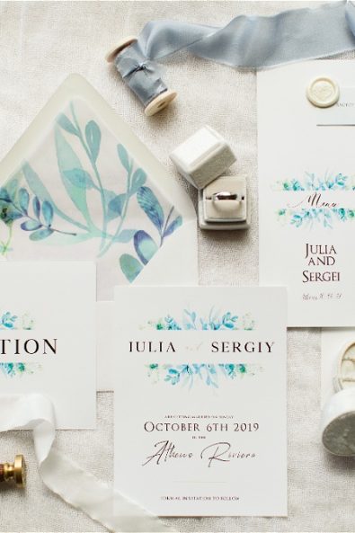 Wedding invitations and stationery