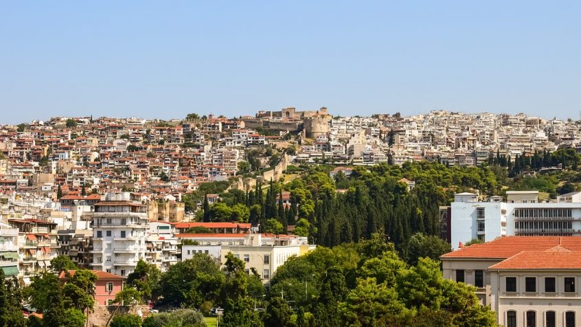 Thessaloniki Greece view of town during day