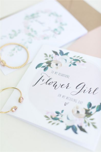 Wedding invitations and rings