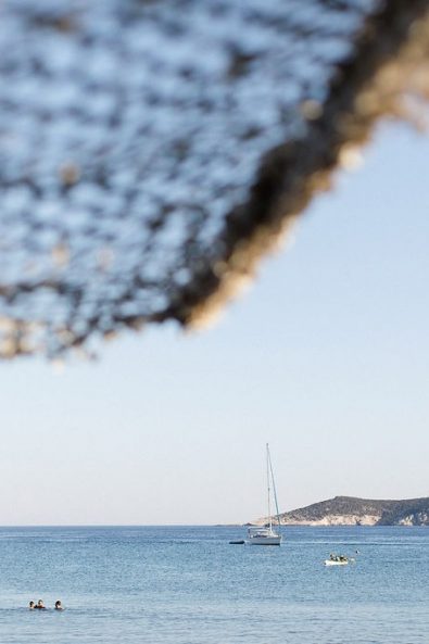 Greek island summer sea photograph.