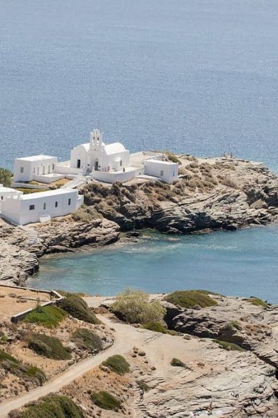 Sifnos Island of the Cyclades in Aegean sea, Greece.