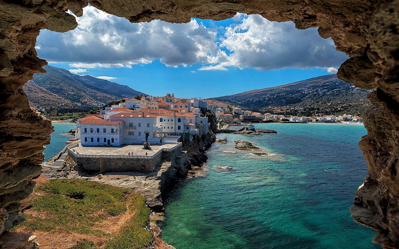 Andros Island view