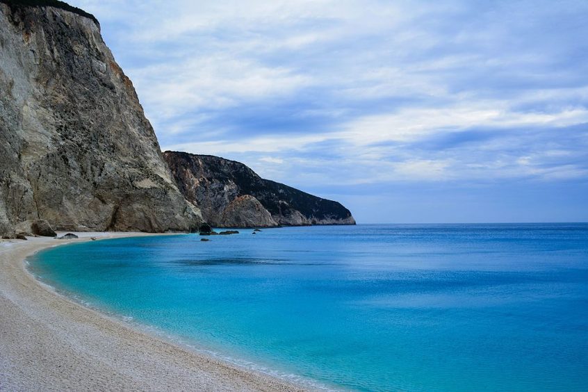 Destination wedding in Greece beach in lefkada