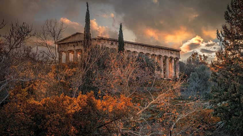 Athens Parthenon Greece afternoon