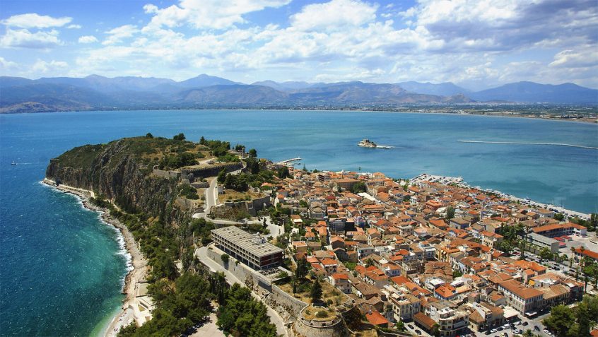 Beach and sea view of Peloponnese