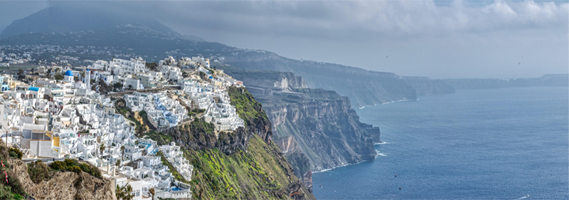 santorini landscape