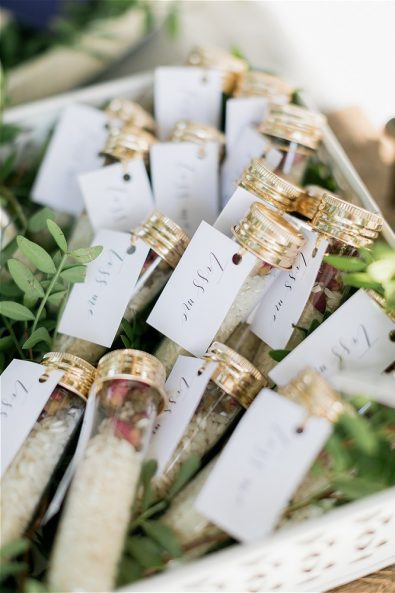 Wedding favors for a destination wedding in Ios