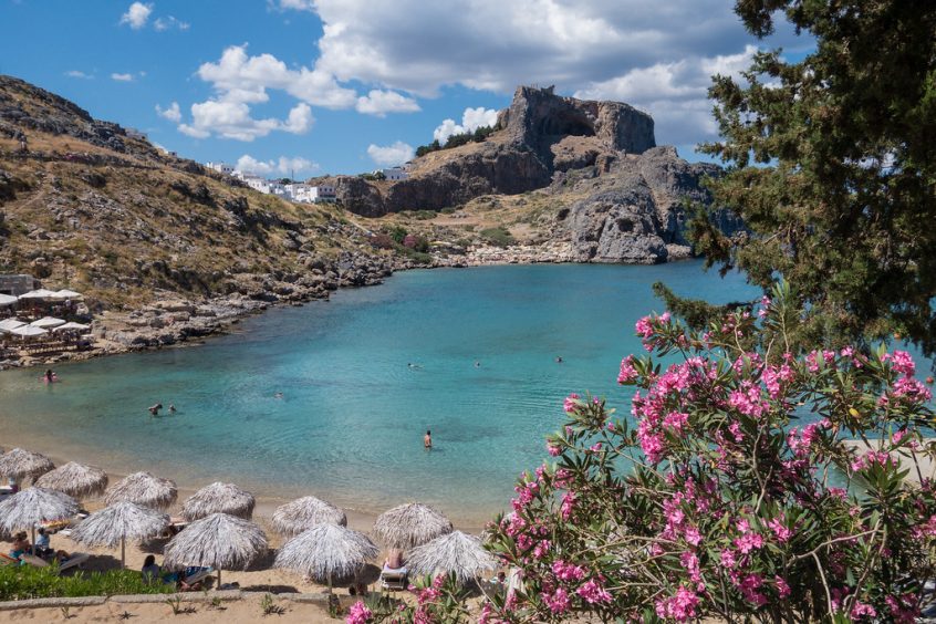 st paul`s bay Lindos Greece