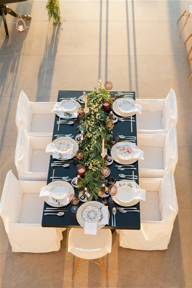 Table setup for a destination wedding in Ios